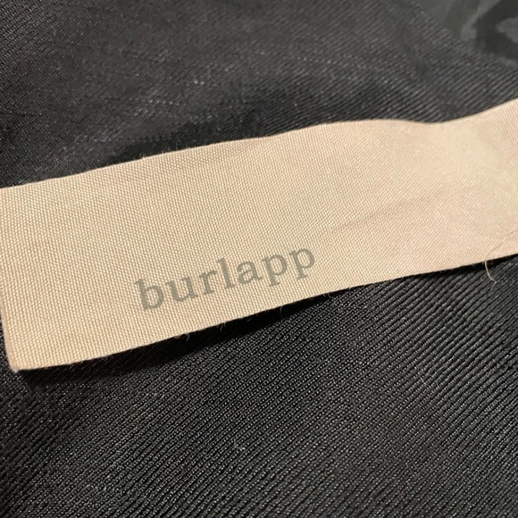 ANTHRO Burlapp Shift Dress w/ Bow Rare - Picture 5 of 8